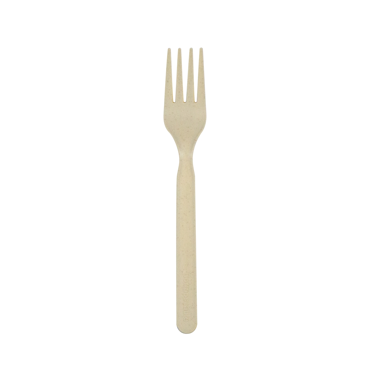 Picture of Packnwood 210CVPL711BB 6.7 in. Unwrapped Compostable & Heat Proof Corn Bamboo Fiber Fork - 1000 Piece