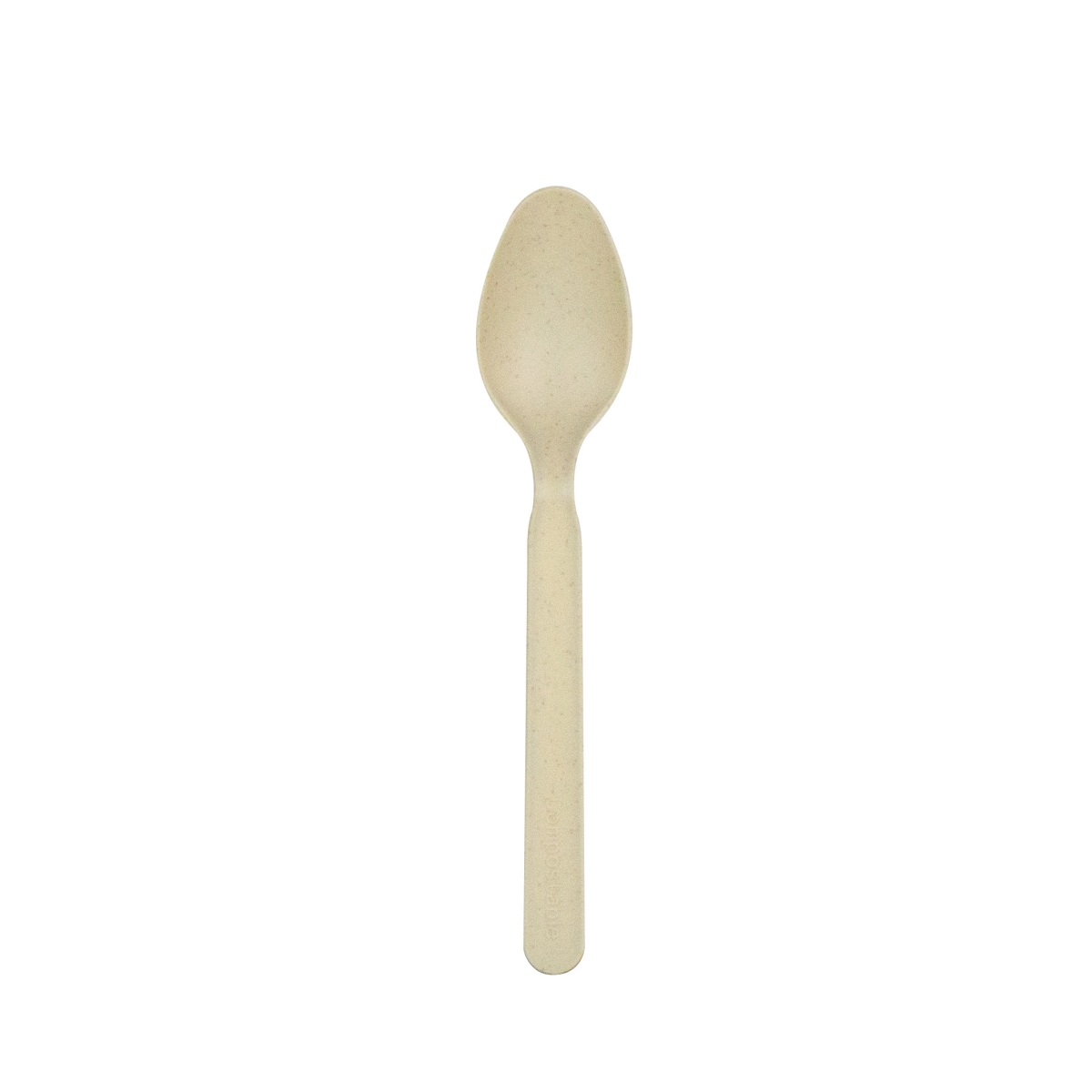 Picture of Packnwood 210CVPL733BB 6.2 in. Unwrapped Compostable & Heat Proof Corn Bamboo Fiber Spoon - 1000 Piece