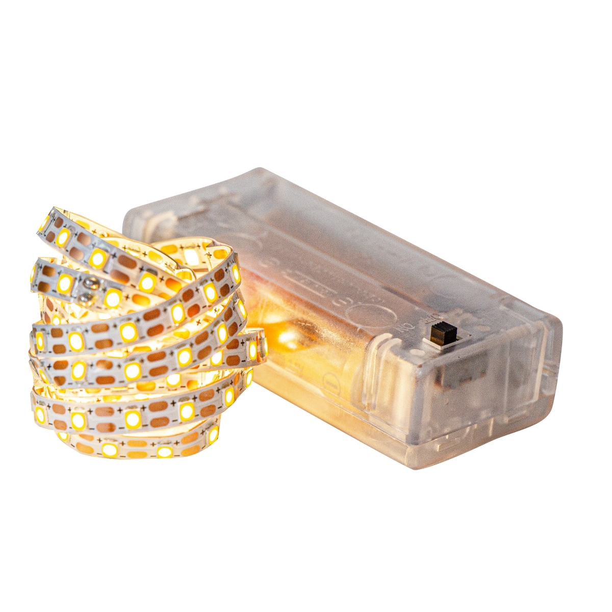 294HIVELUM40 15.75 in. Battery Powered Adhesive Light Strip - 10 Piece
