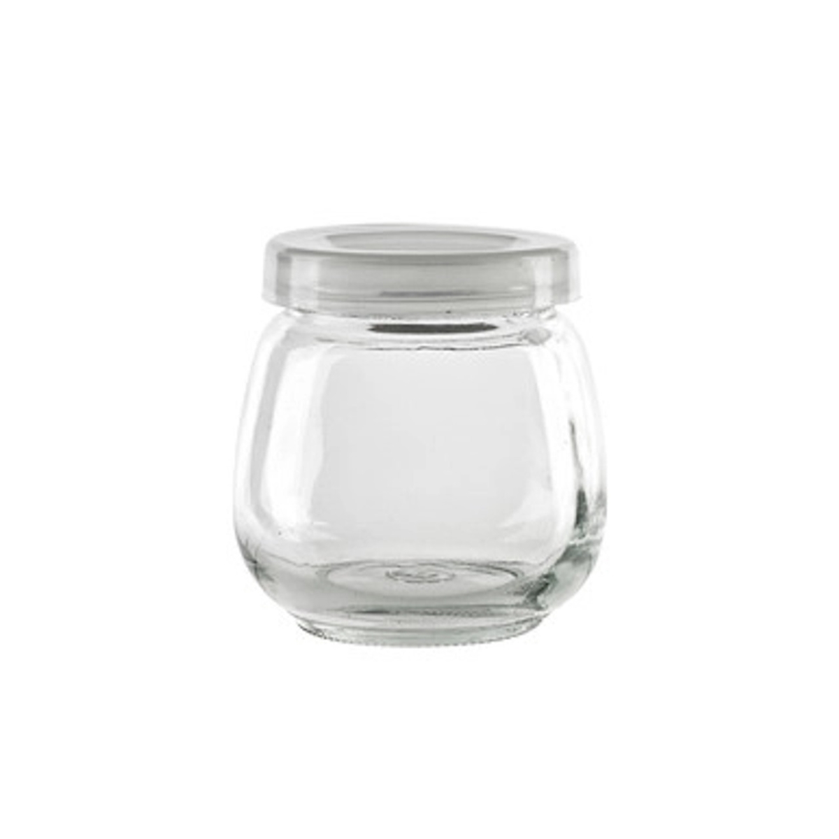 Picture of Packnwood 294VYOD101 2.08 x 2.52x 2.63 in. 3.5 oz Spheric Reusable Pudding Jar with Plastic Cap - 30 Piece