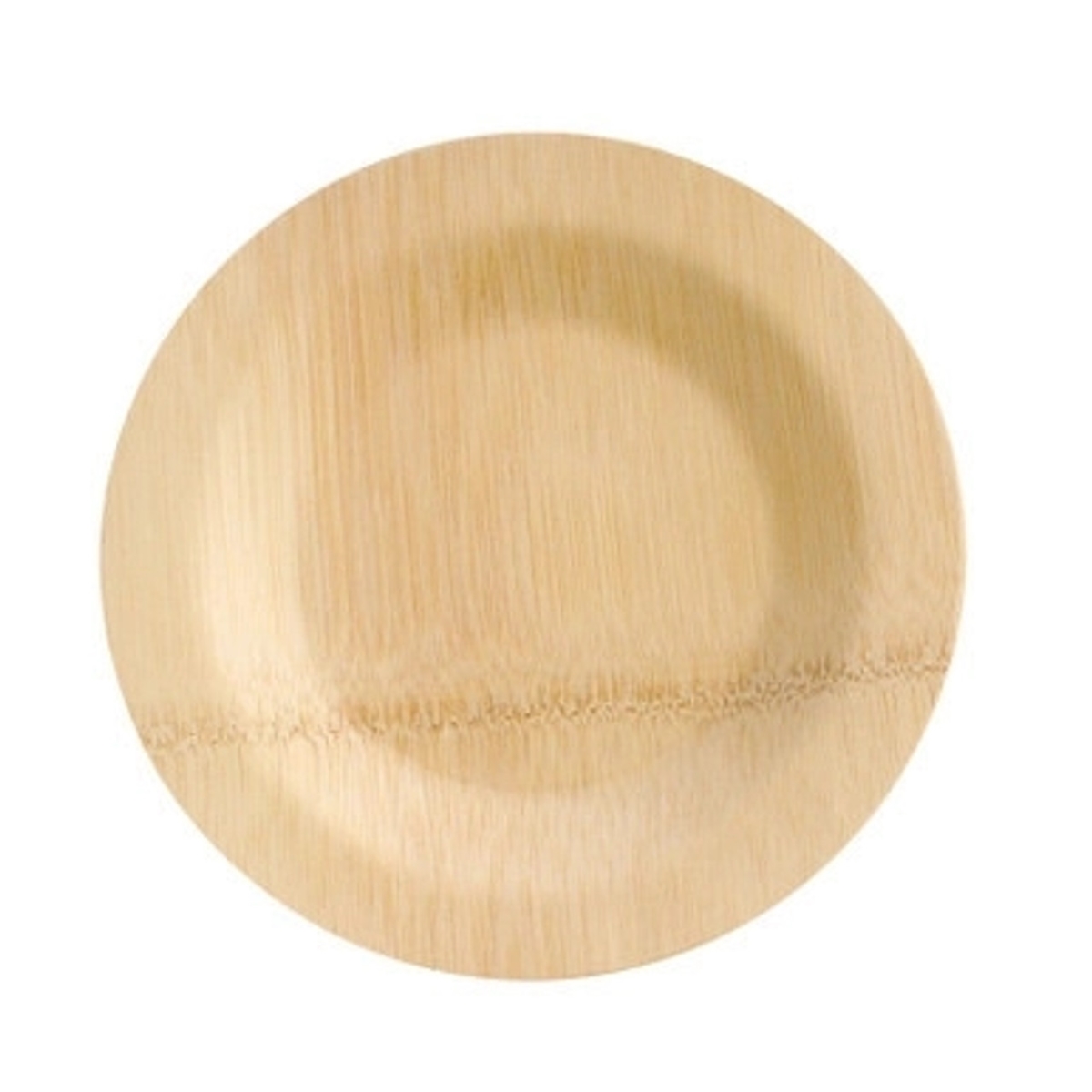 210BVNER7RD2 7.1 x 0.7 in. Bamboo Veneer Round Plate - 100 Piece