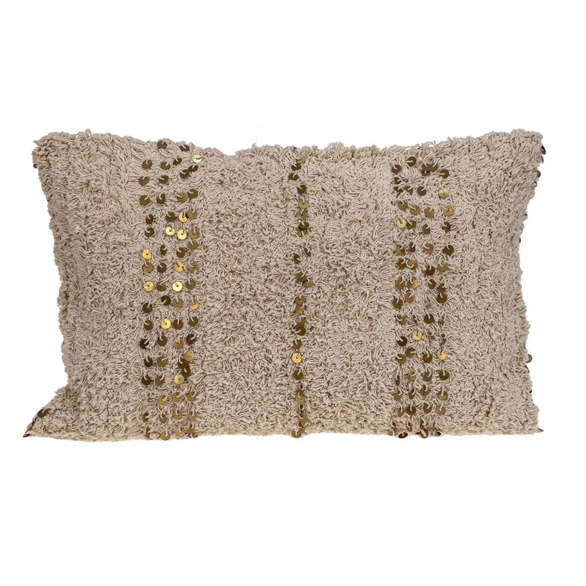Acacia Balm Throw Pillow - Beige - Rectangle - 100% Cotton