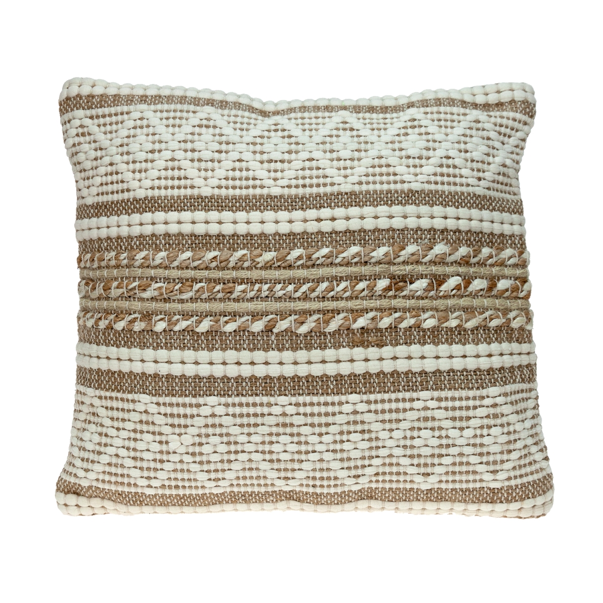 Picture of Parkland Collection PILI21466P Lennon Transitional Throw Pillow, Ivory