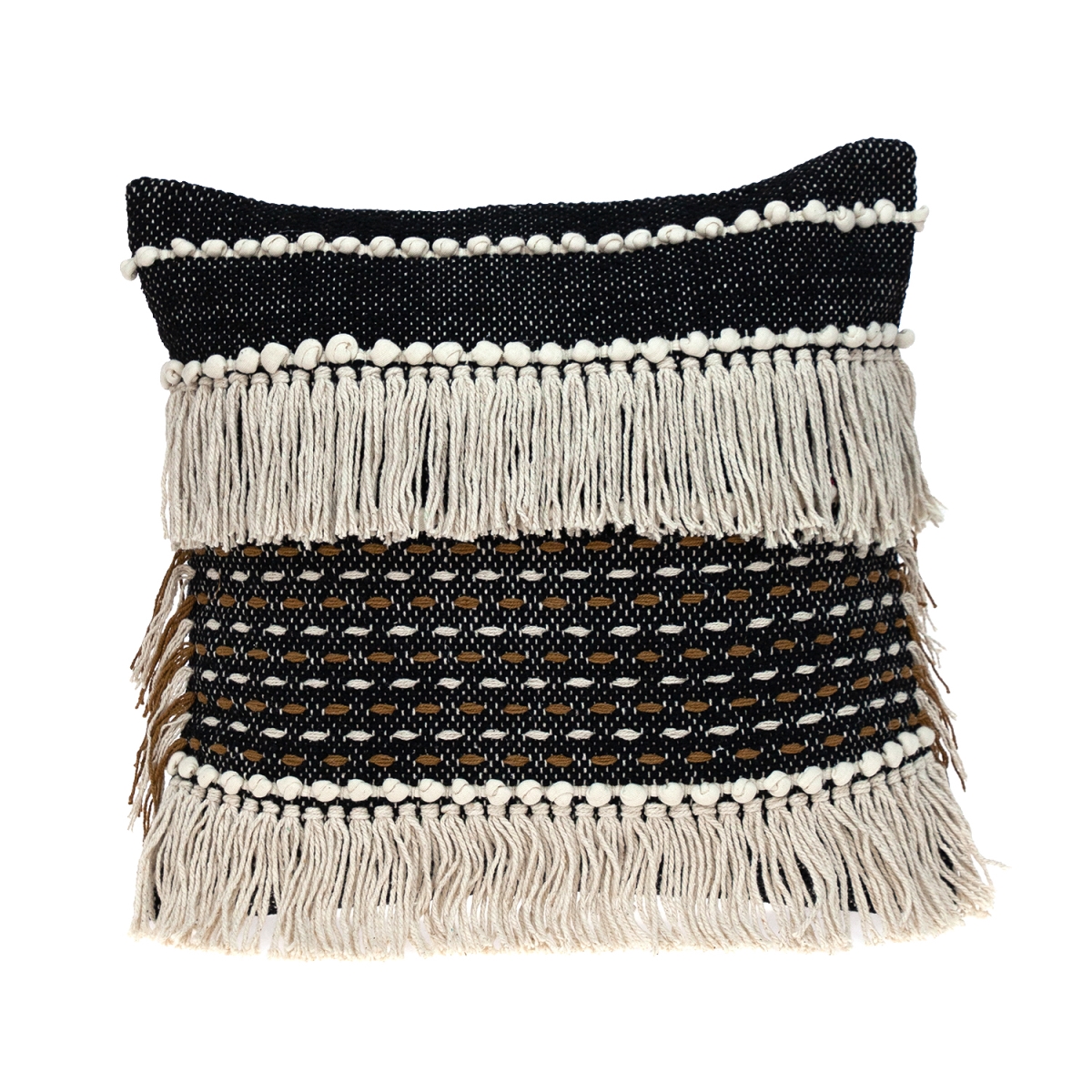 PILI21471P Marley Transitional Throw Pillow, Black