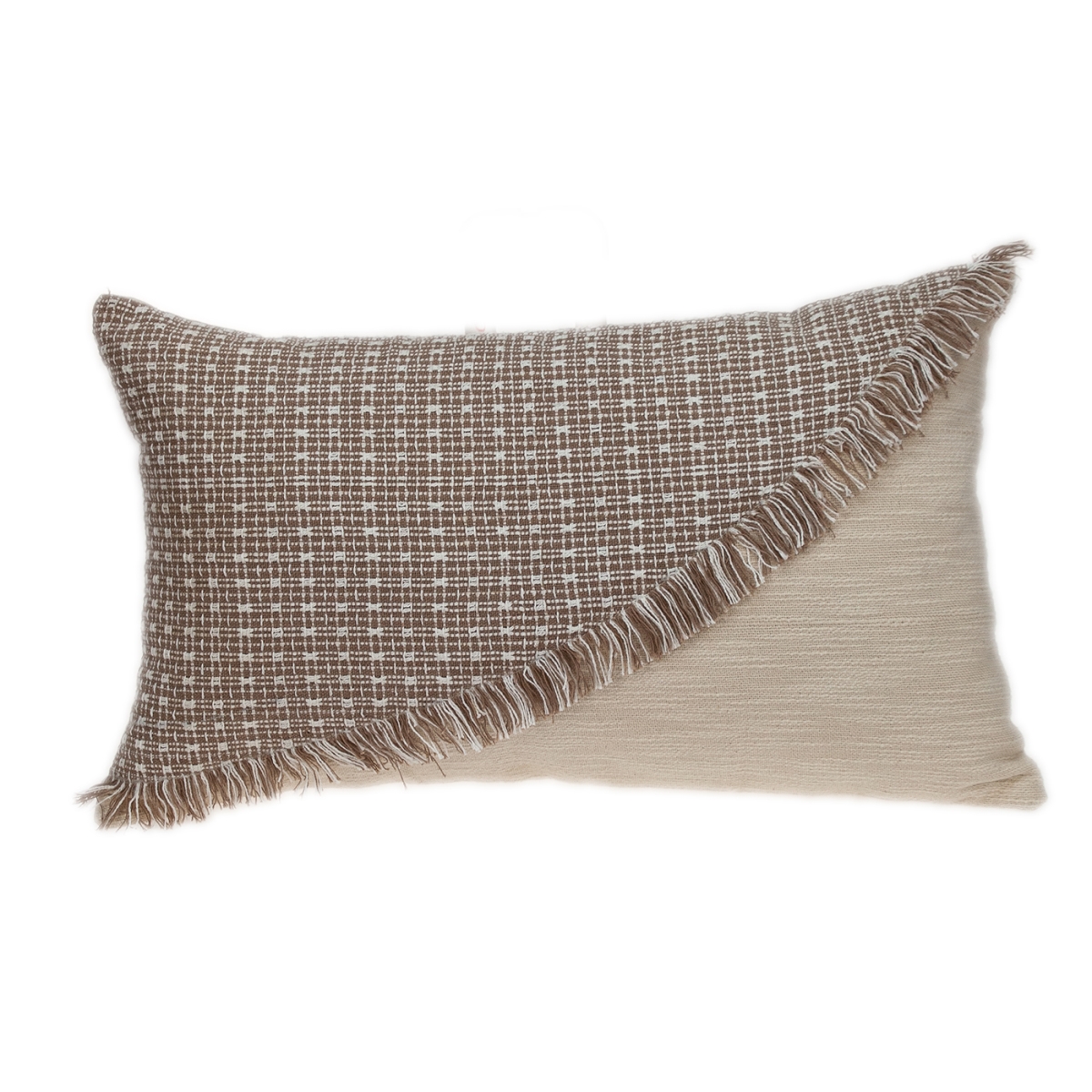 Nirvana Transitional Throw Pillow, Beige
