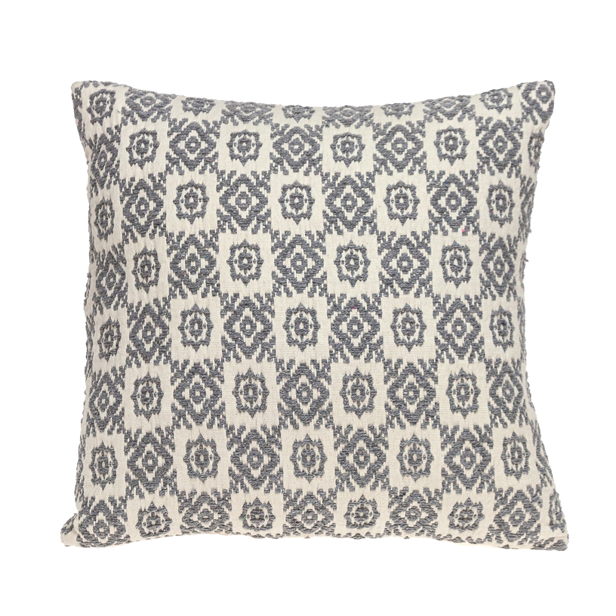 Faraz Transitional Beige Throw Pillow