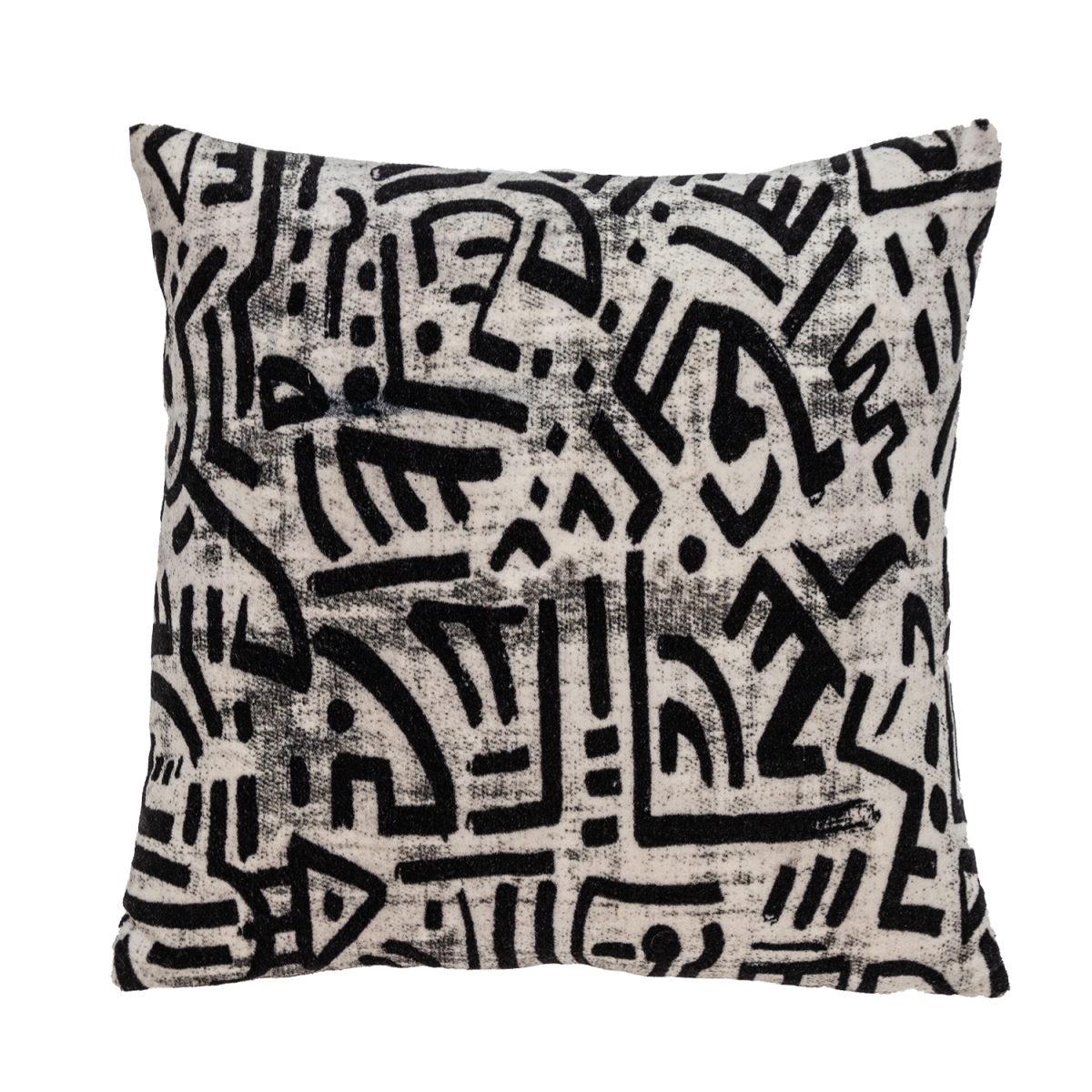 Azar Transitional White Throw Pillow