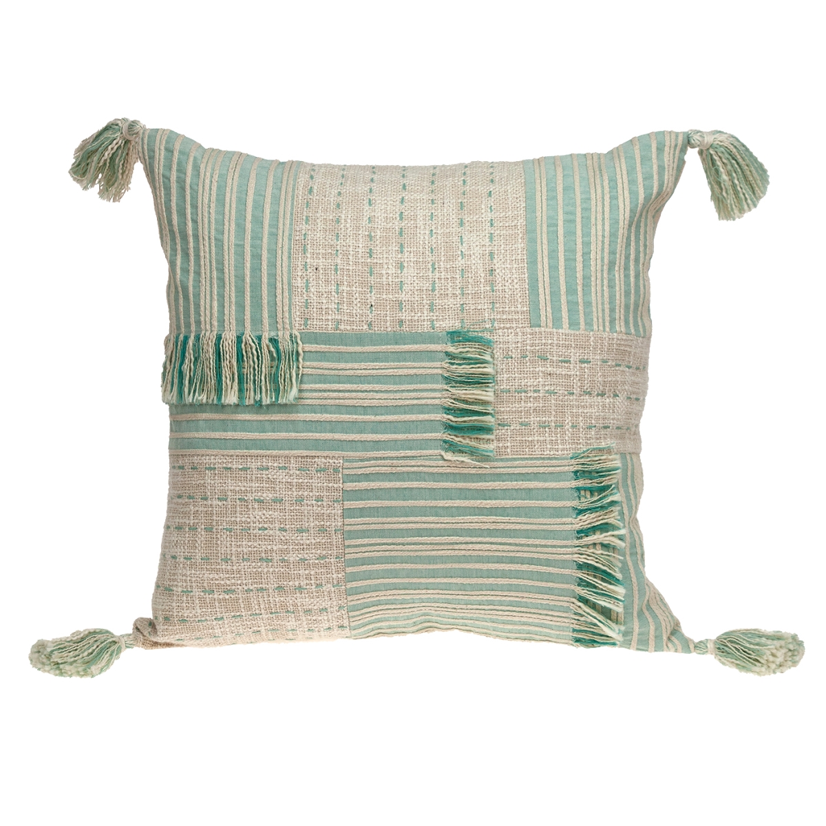 PILC21109P Harper Transitional Throw Pillow, Cream & White