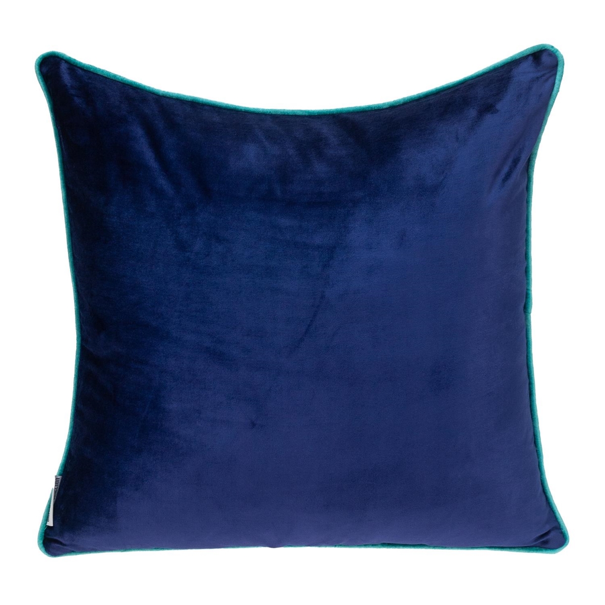 PILL21226P Khole Transitional Blue Square Throw Pillow
