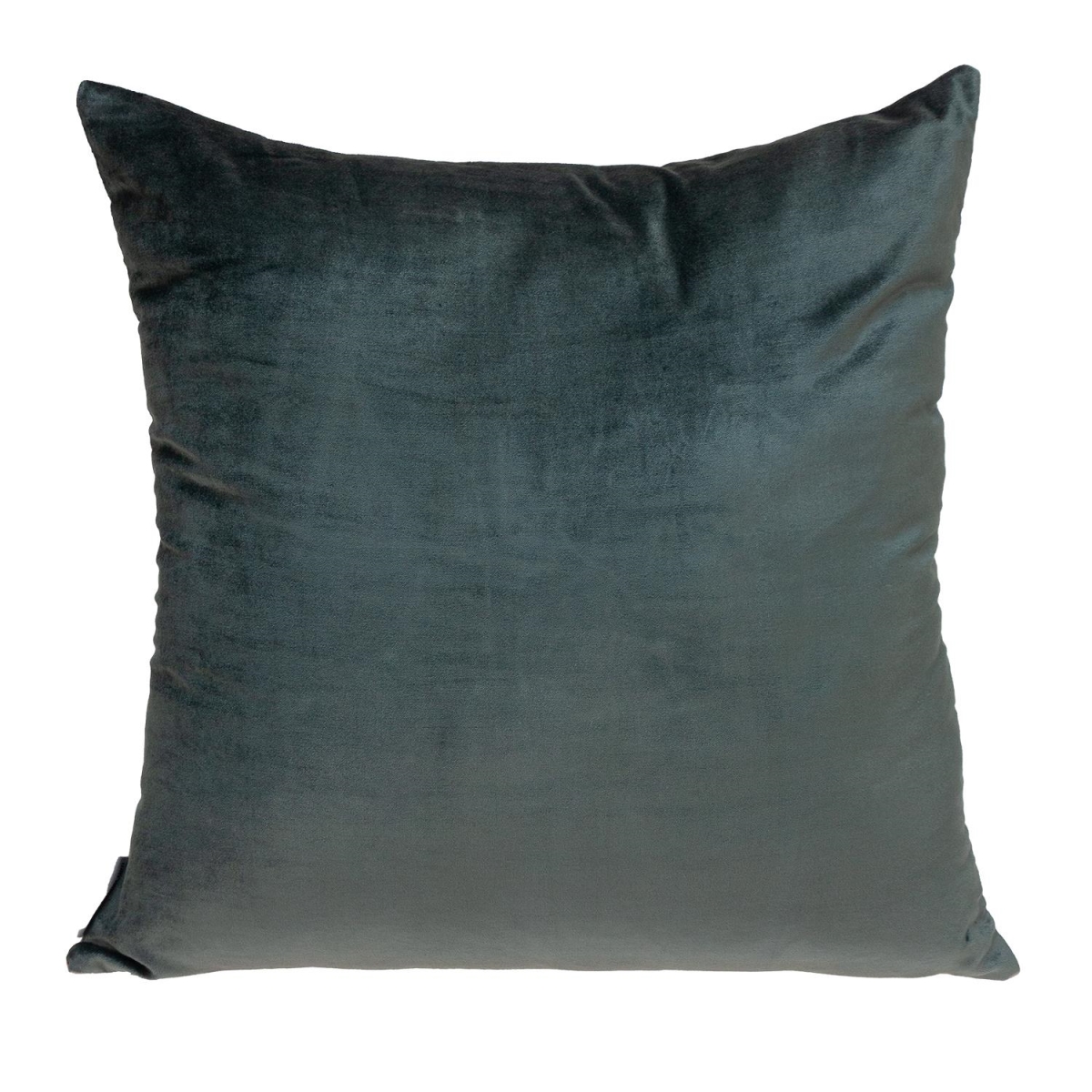 Nerine Transitional Gray & Charcoal Square Throw Pillow