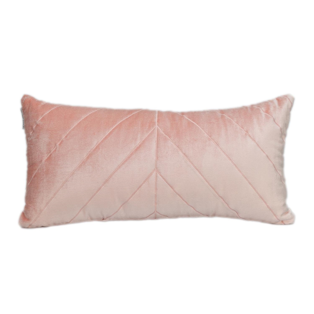 PILL21280P Tobyn Transitional Pink Rectangle Throw Pillow