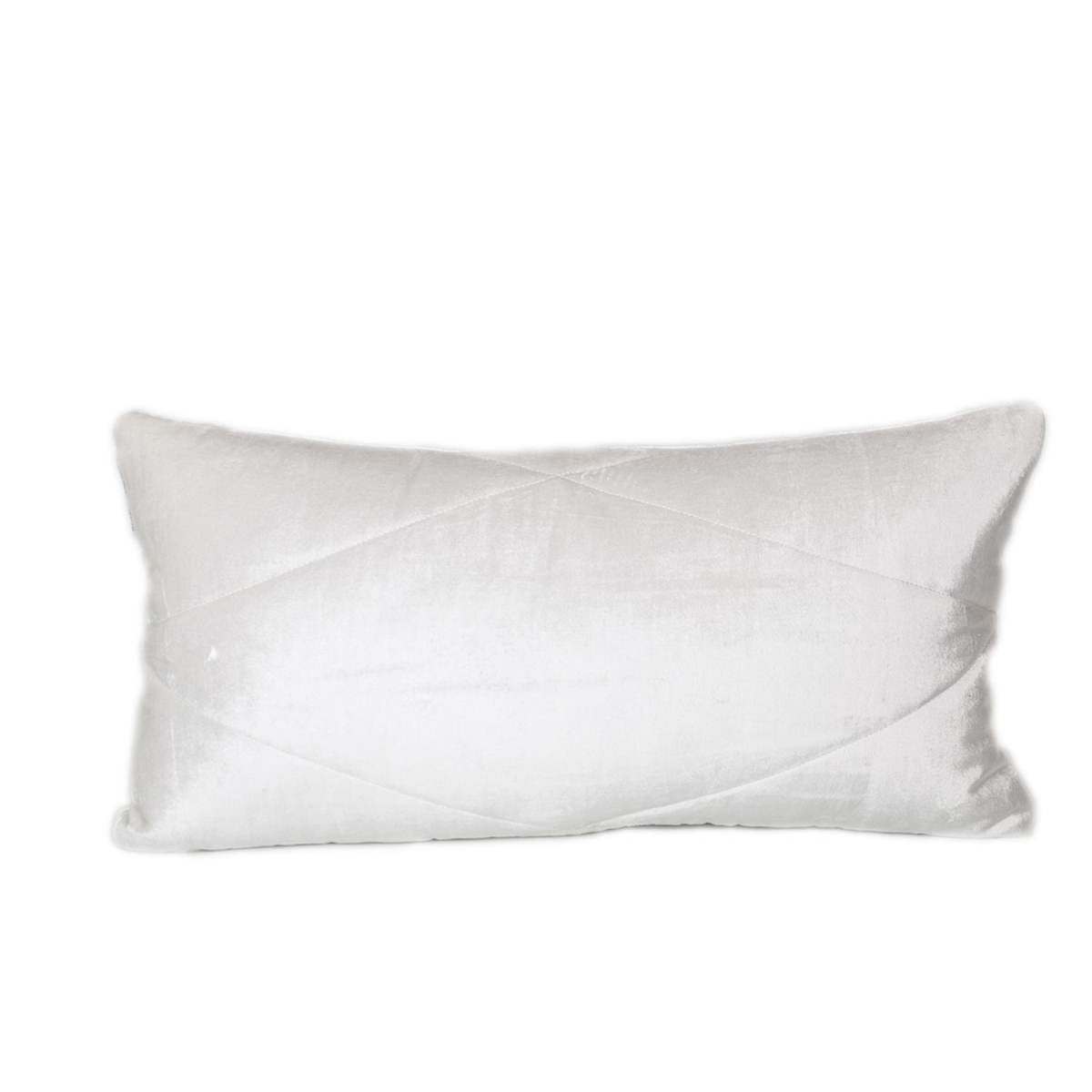 PILL21290P Koko Transitional White Rectangle Throw Pillow