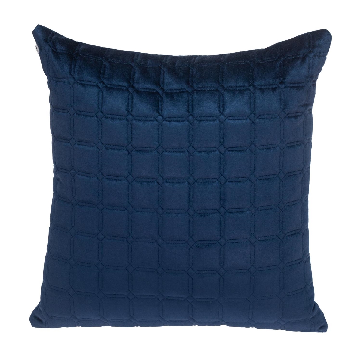 Marrisa Transitional Blue & Navy Square Throw Pillow