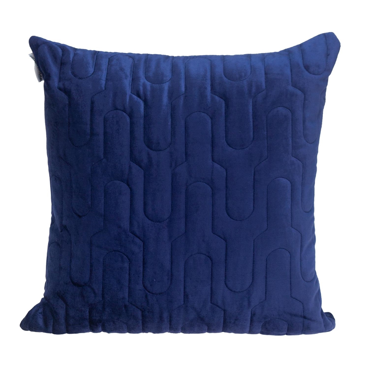 PILL21357P Basil Transitional Blue Square Throw Pillow