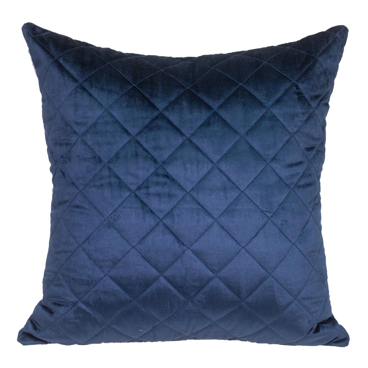 PILL21361P Milo Transitional Navy Square Throw Pillow
