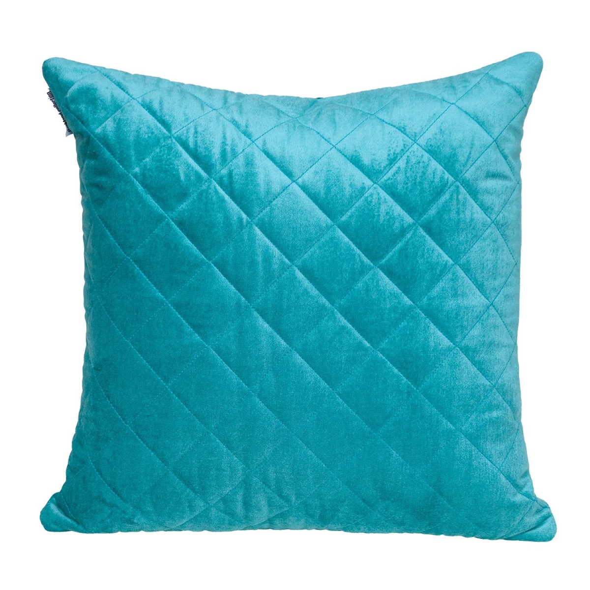 PILL21362P Milo Transitional Aqua Square Throw Pillow