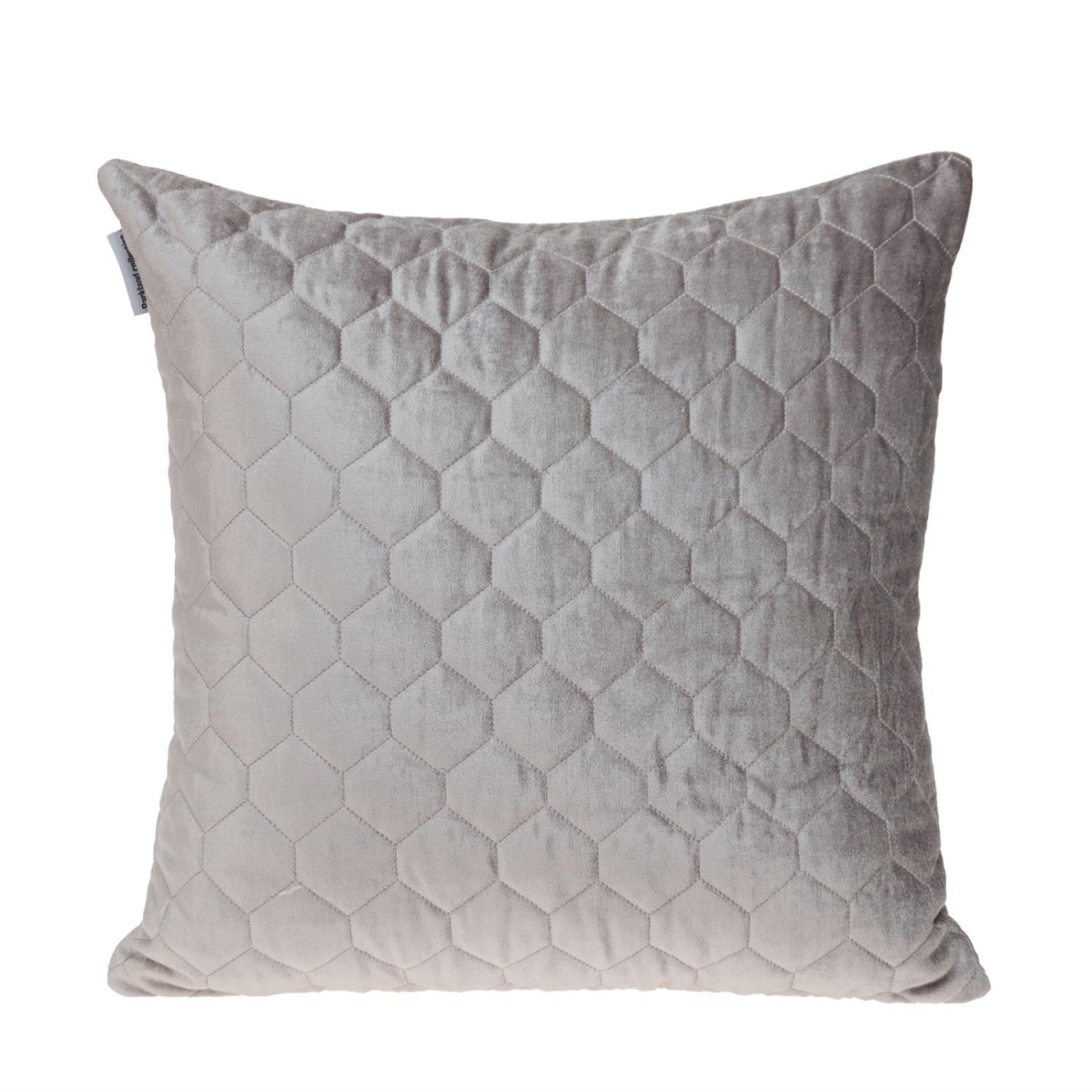 PILL21369P Bazyli Transitional Taupe Square Throw Pillow