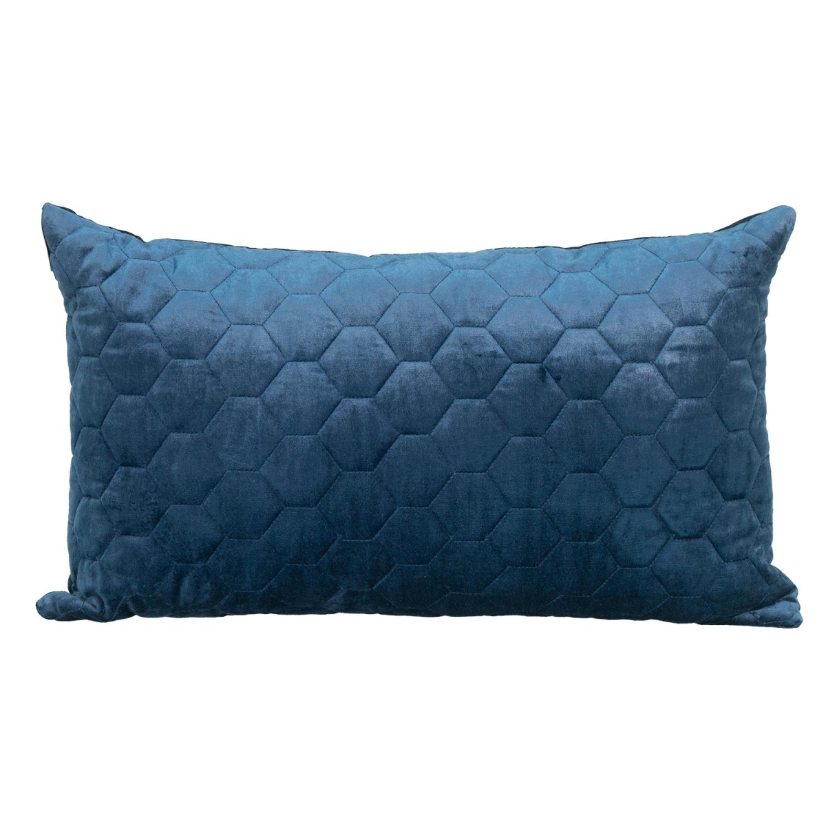 Bazyli Transitional Navy Rectangle Throw Pillow