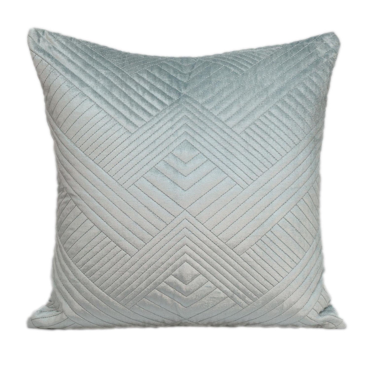 Gaia Transitional Gray Square Throw Pillow