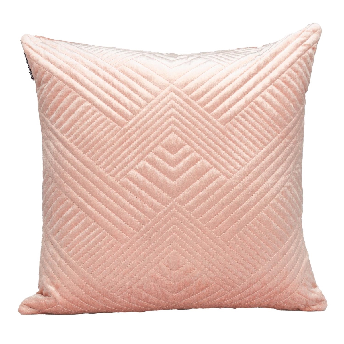 PILL21390P Gaia Transitional Pink Square Throw Pillow