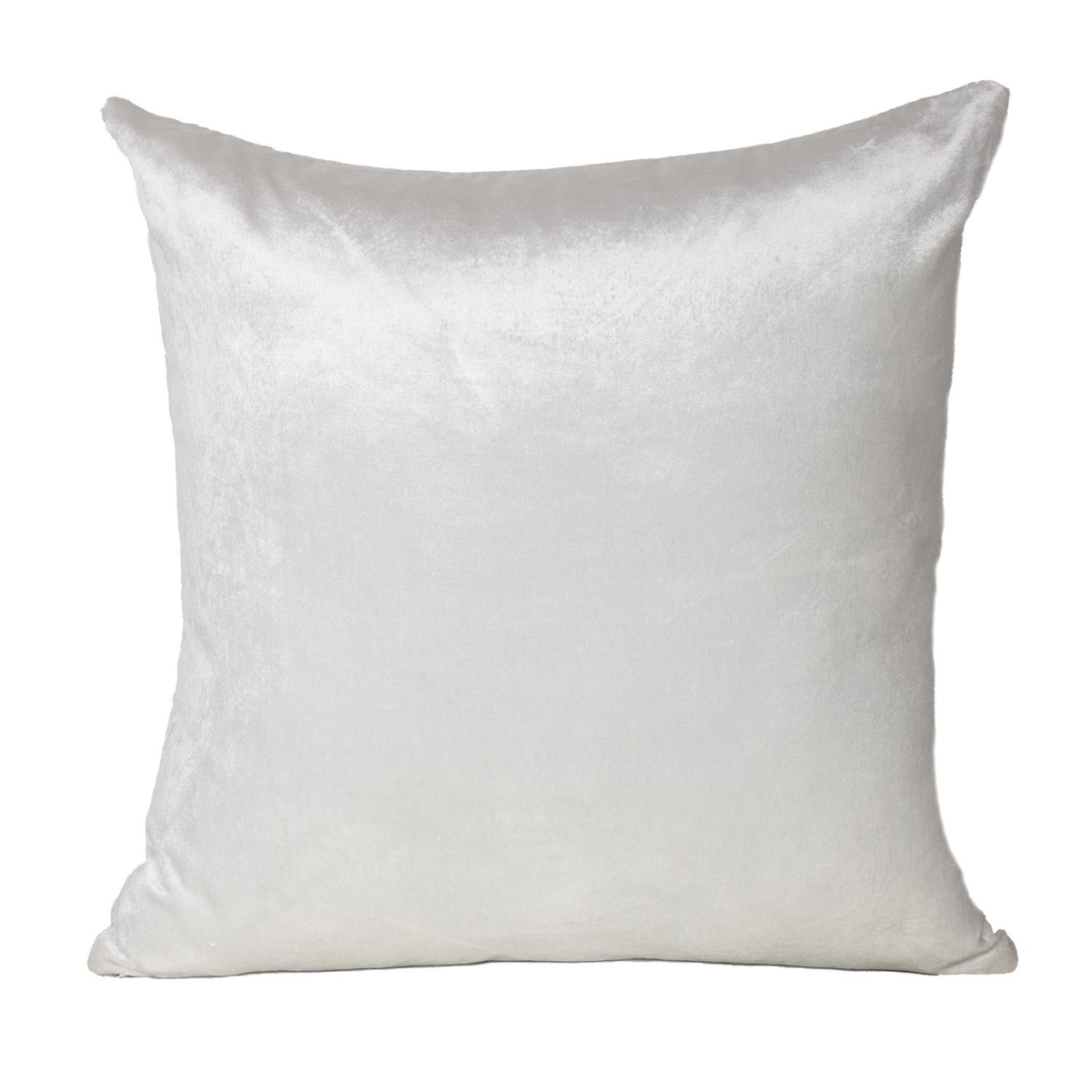 Akari Transitional White Square Throw Pillow
