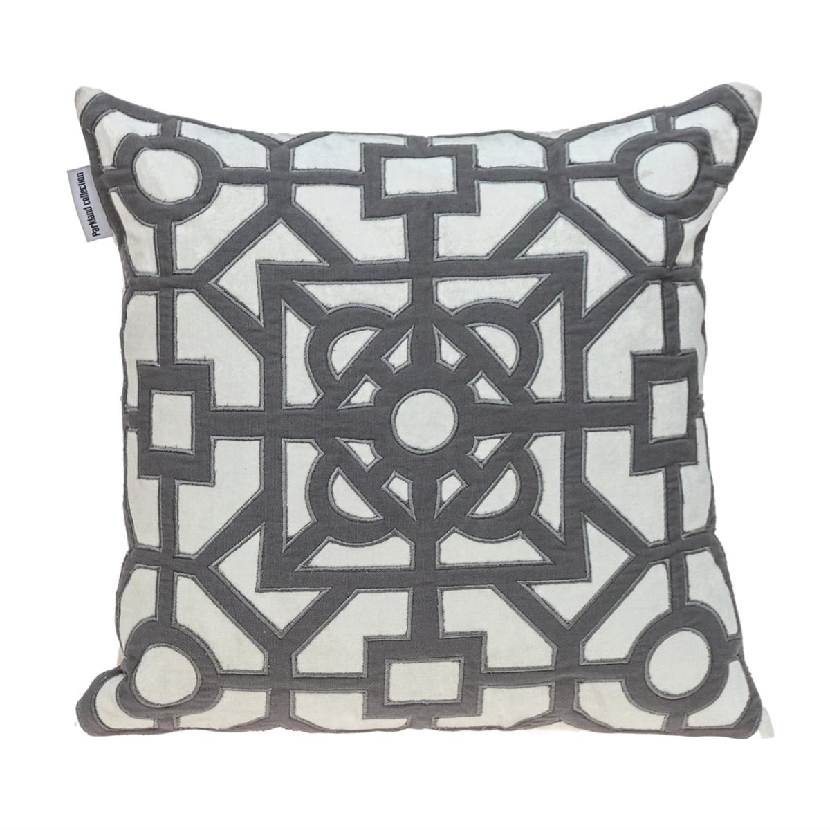 PILM21429 Hazel Transitional White Square Throw Pillow