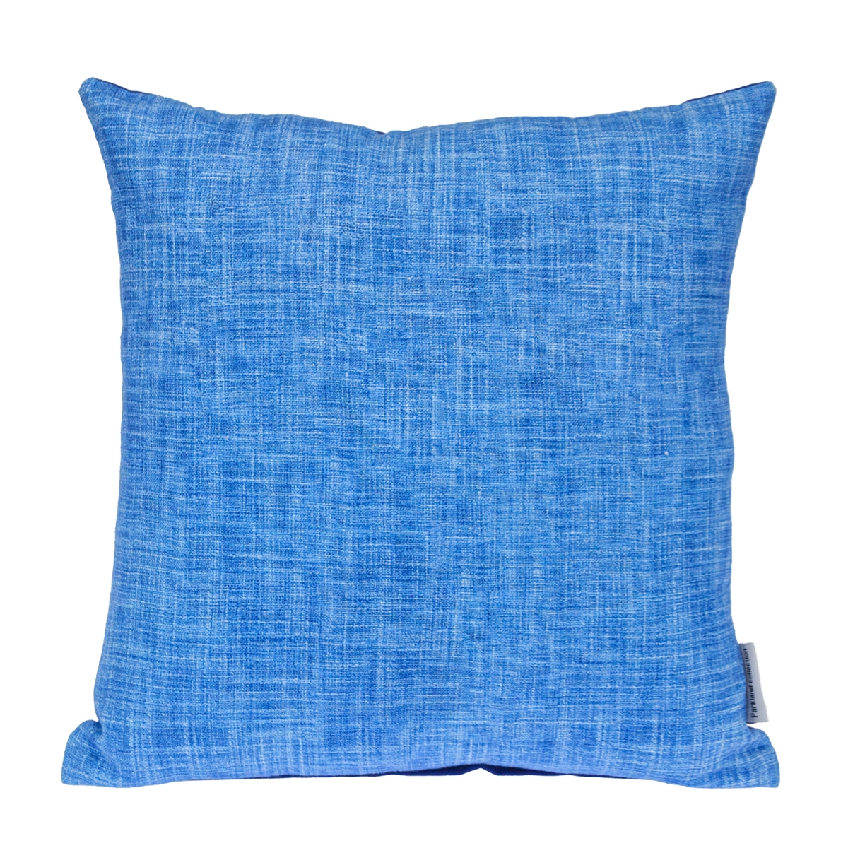 PILG21600P  Transitional Woven Blue Square 18' x 18' Pillow