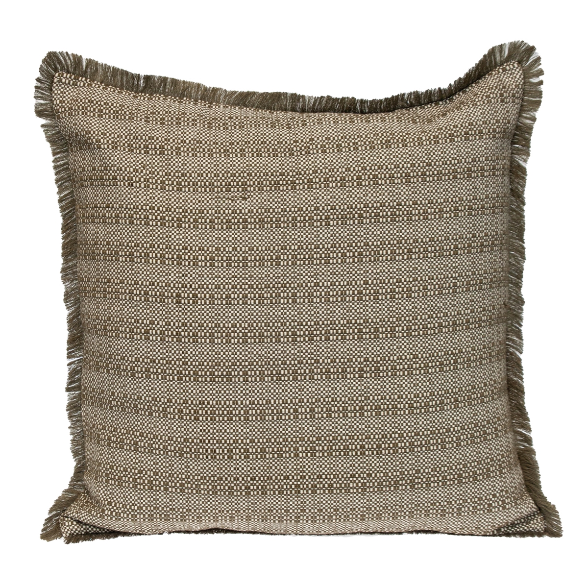 PILG21591P  Transitional Stripes Green Square 24' x 24' Pillow