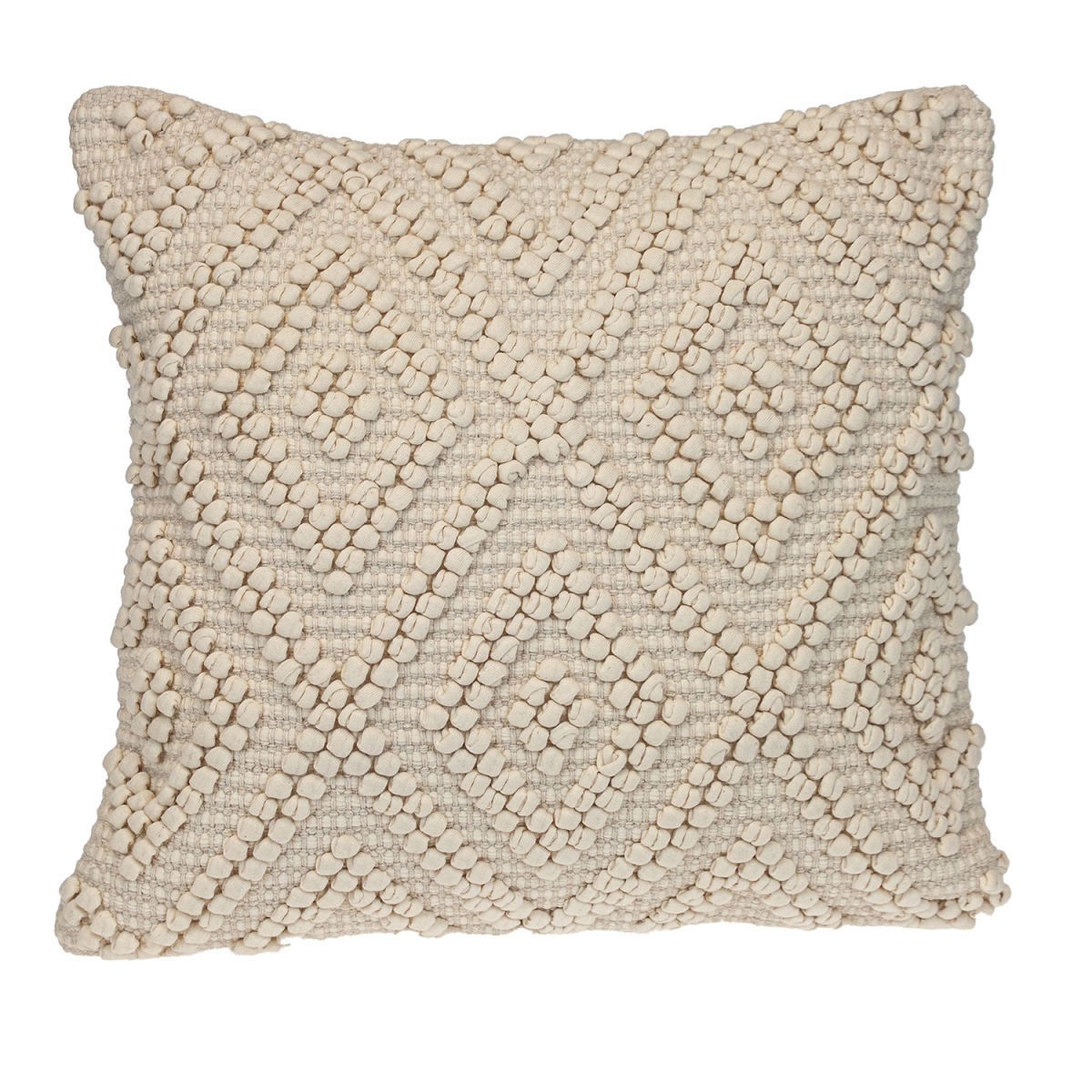 PILI21461P  Transitional Geometric Off-White 20' x 20' Pillow