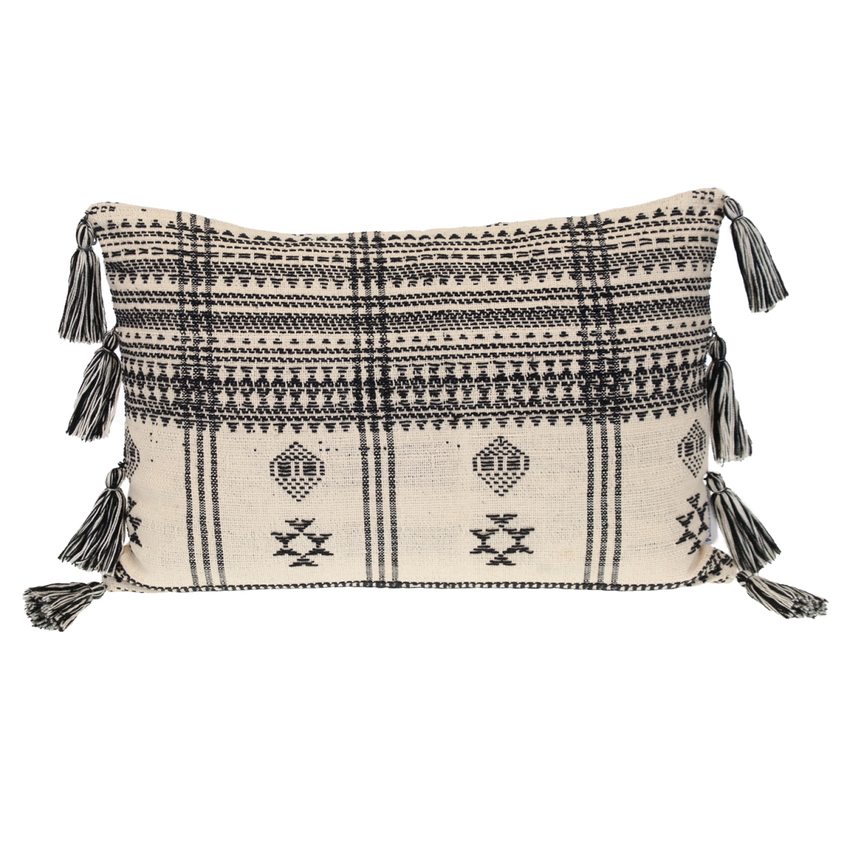 PILG21597P  Transitional Tribal Beige 14' x 20' Pillow