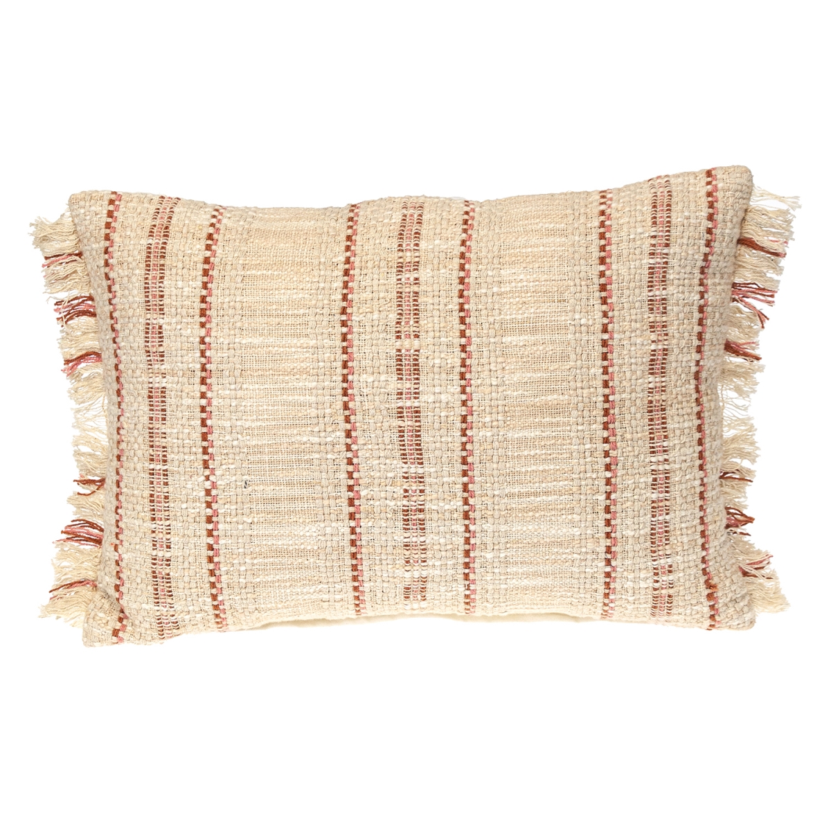 PILG21583P  Transitional Stripes Beige 14' x 20' Pillow