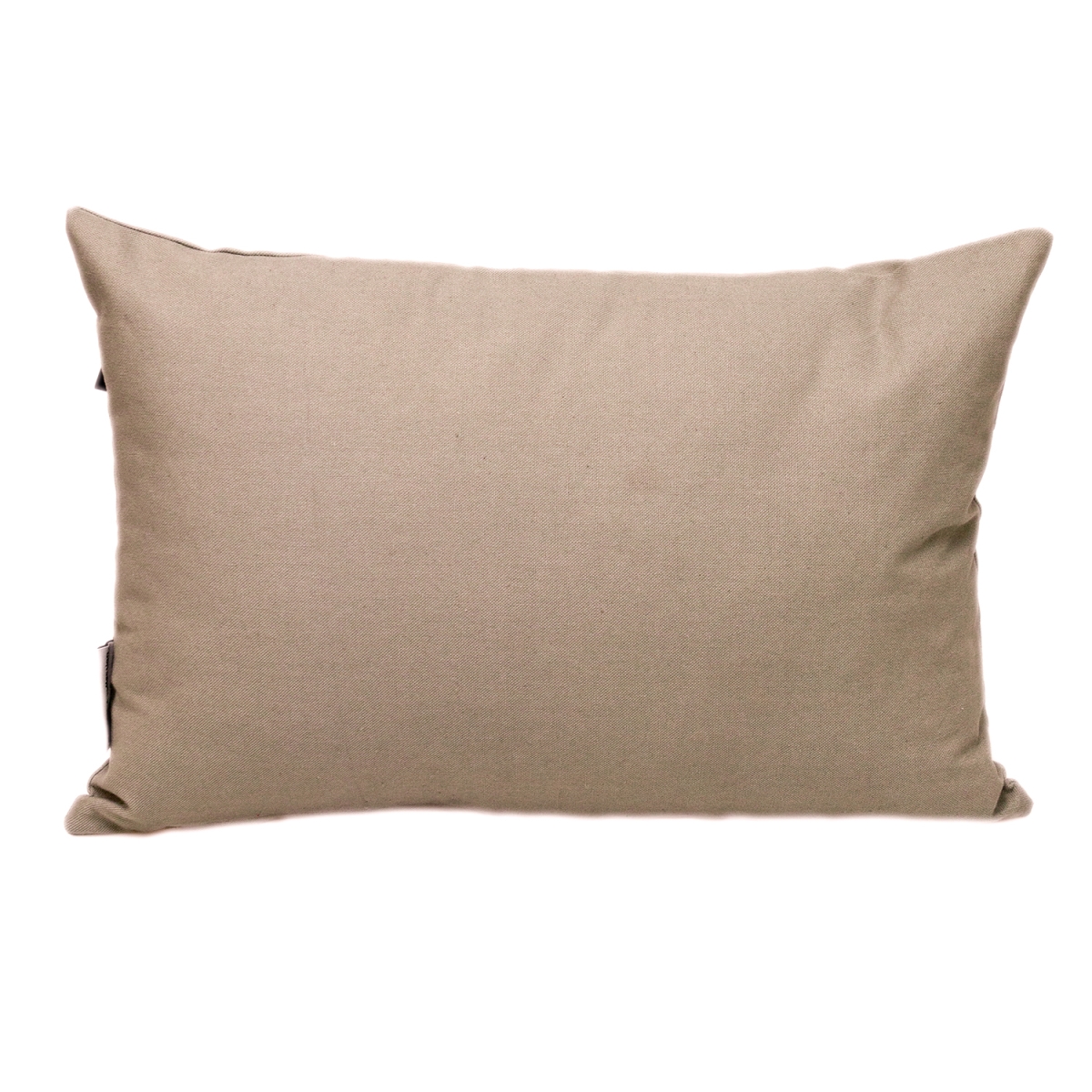 PILD21568P  Transitional Solid Beige Rectangle 18' x 12' Pillow