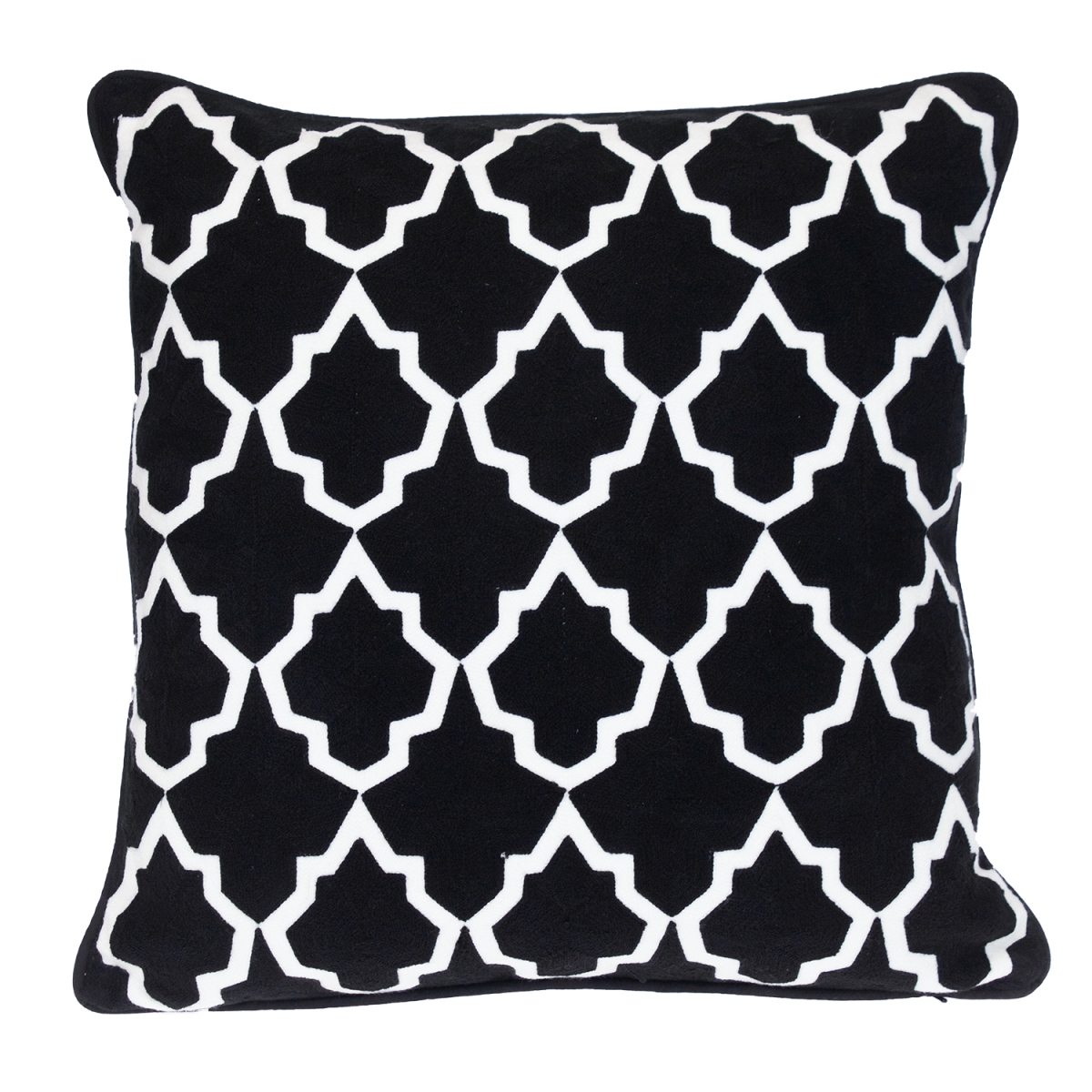 PILA21506P  Transitional Geometric Black 20' x 20' Pillow
