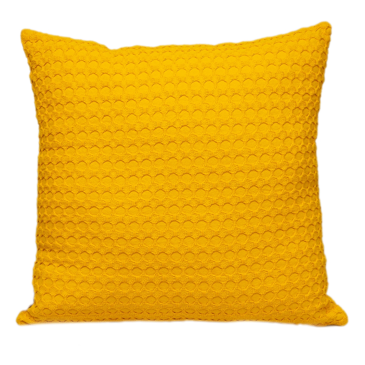 PILN21616P  Transitional Solid Yellow Square 20' x 20' Pillow