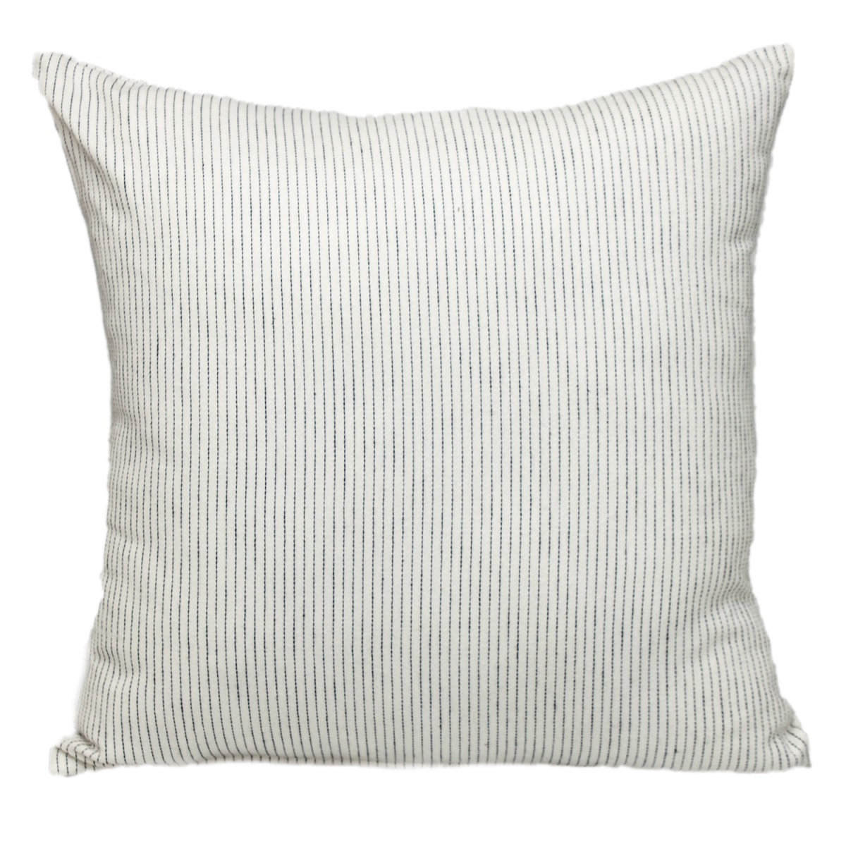 PILD21561P  Transitional Striped White Square 20' x 20' Pillow