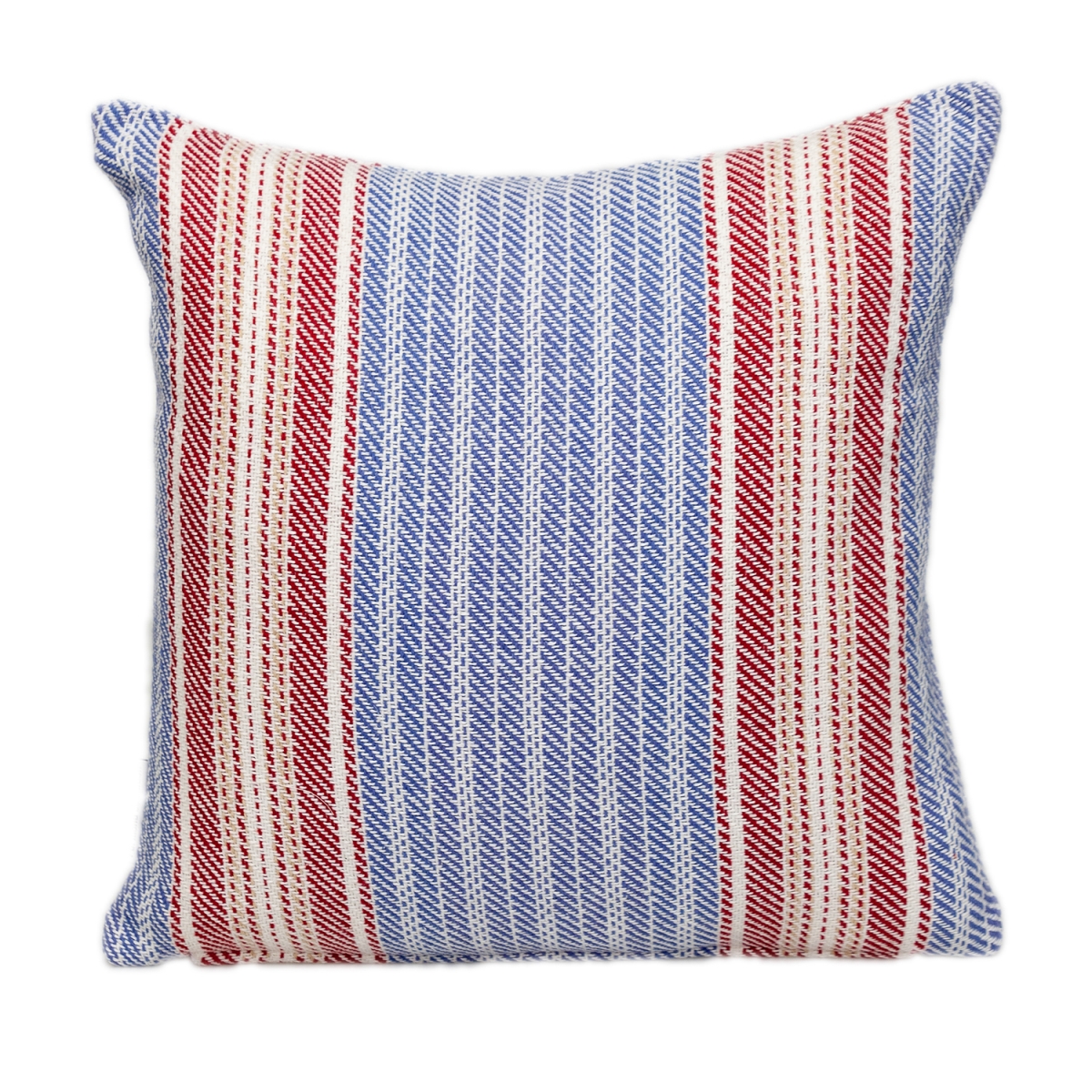 PILD21566P  Transitional Striped Blue Square 16' x 16' Pillow