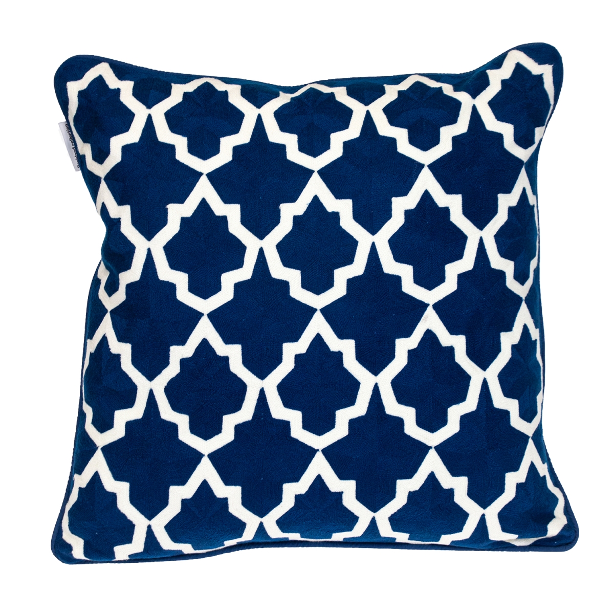 PILA21505P  Transitional Geometric Blue Square 20' x 20' Pillow