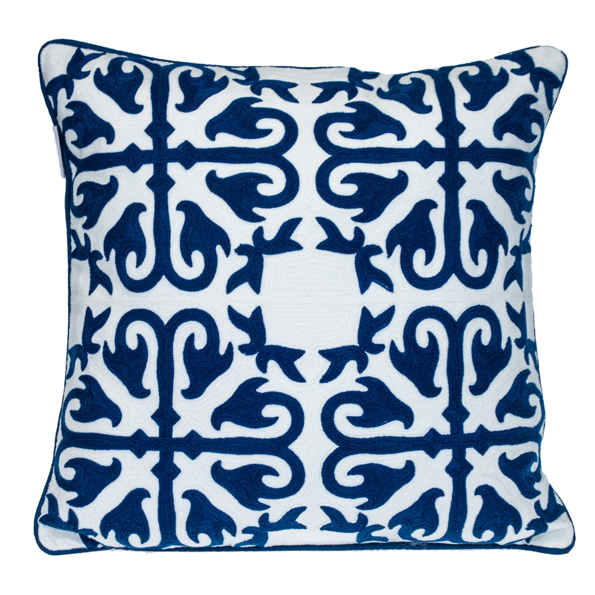 PILA21512P  Transitional Geometric Blue Square 20' x 20' Pillow