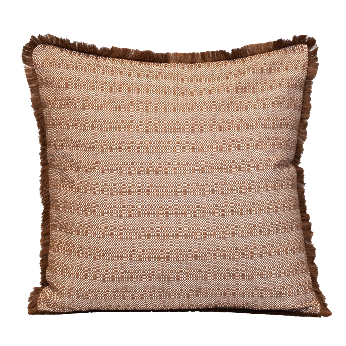 PILG21590P  Transitional Stripes Brown Square 24' x 24' Pillow