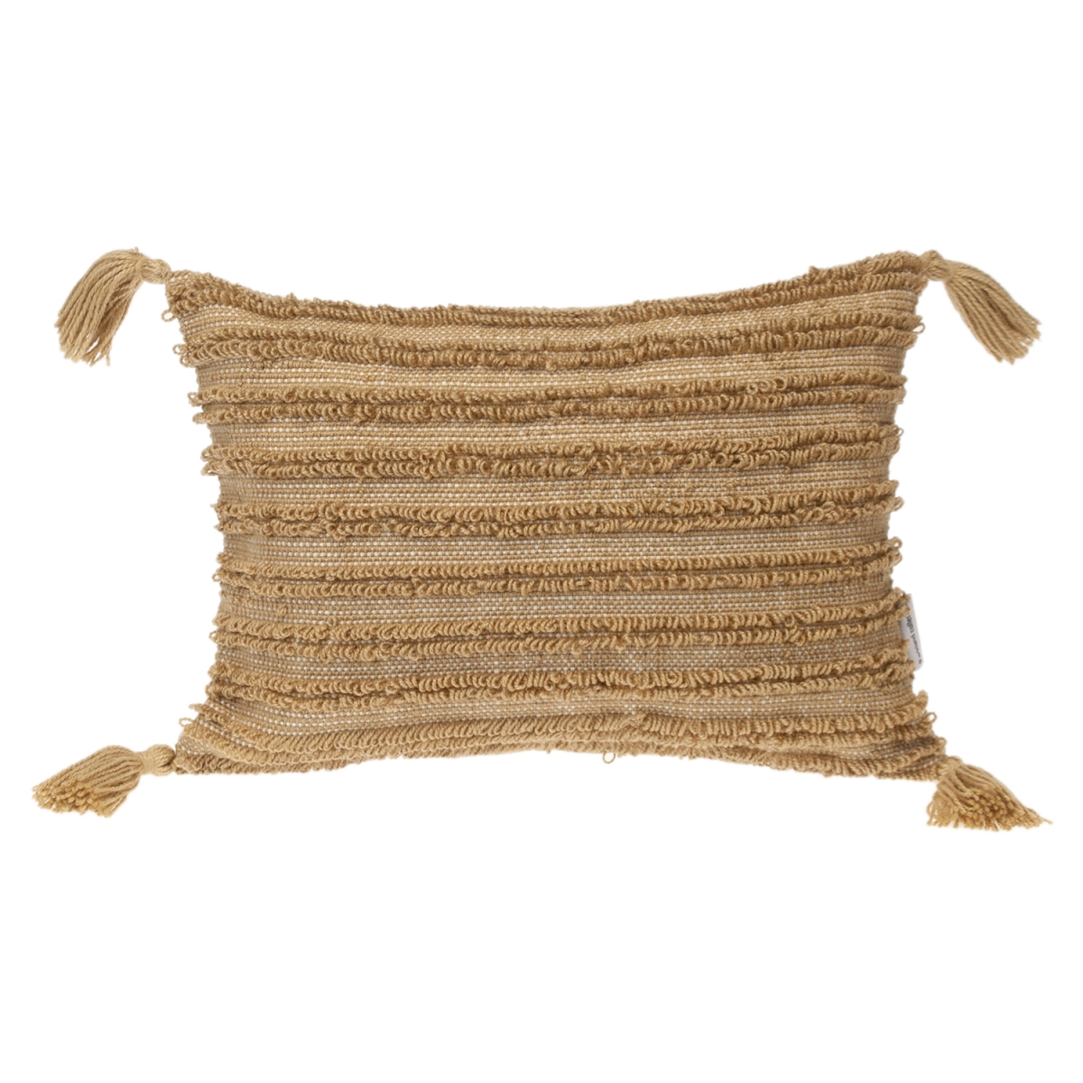 PILG21605P  Transitional Multiple Lines Beige 14' x 20' Pillow