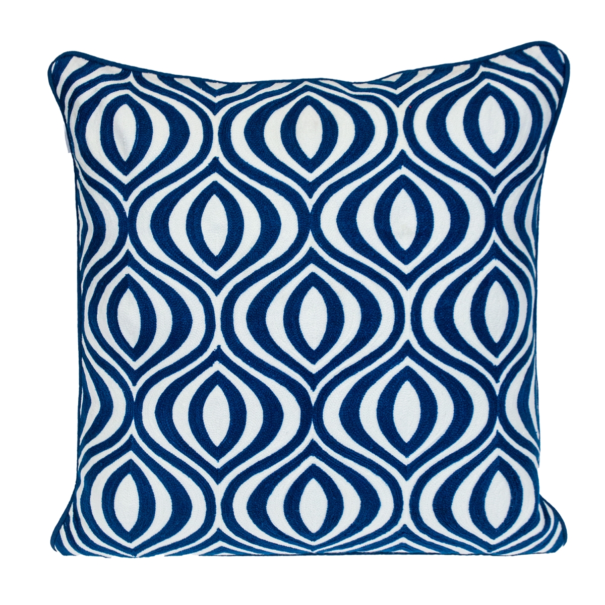 PILA21521P  Transitional Geometric Blue Square 20' x 20' Pillow
