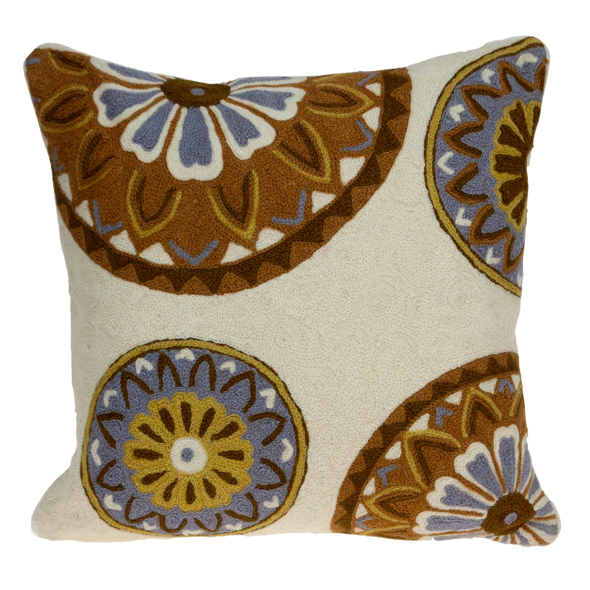 Klover Accent Beige Pillow Cover with Poly Insert