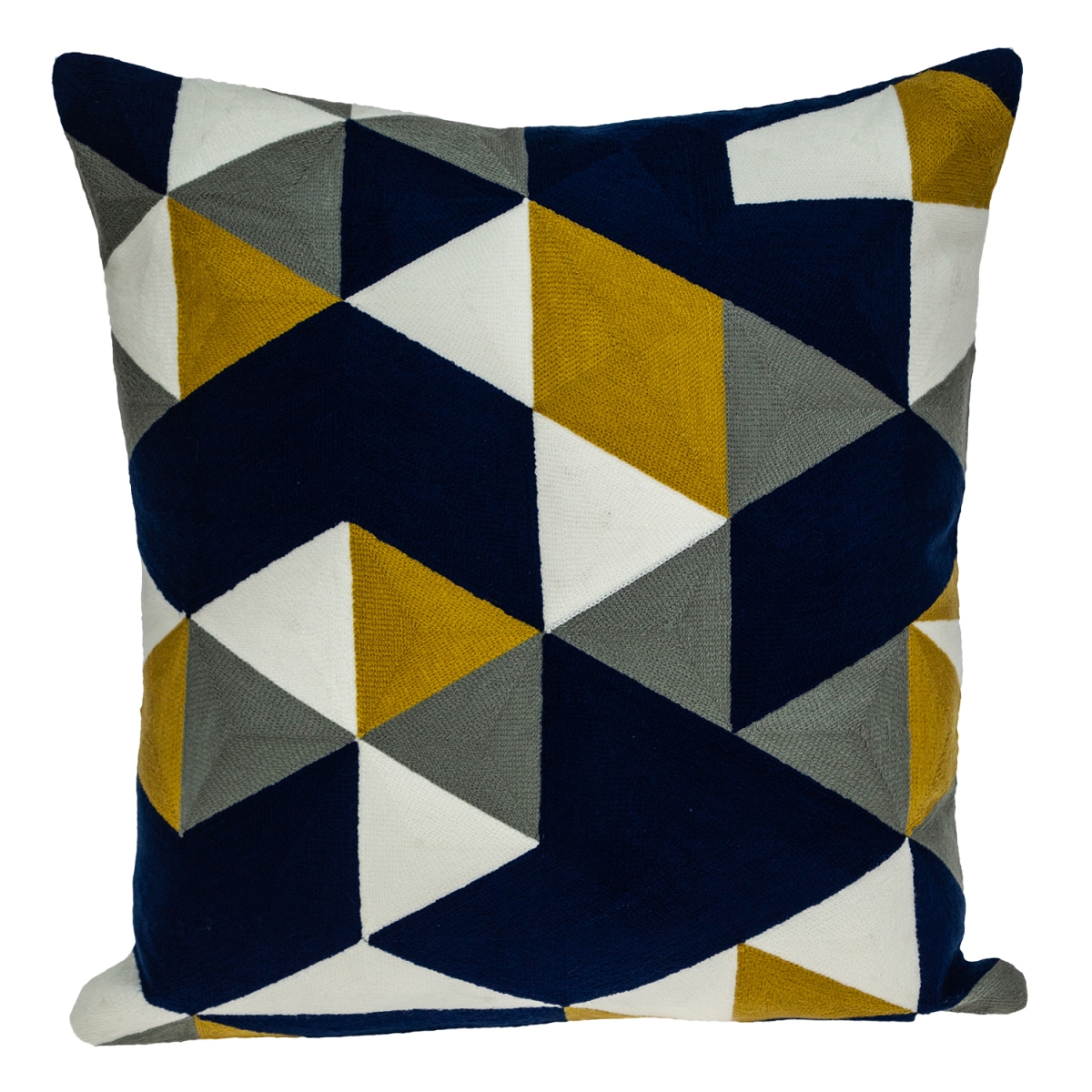 Tringo Contemporary Multi-color-color Pillow Cover with Poly Insert