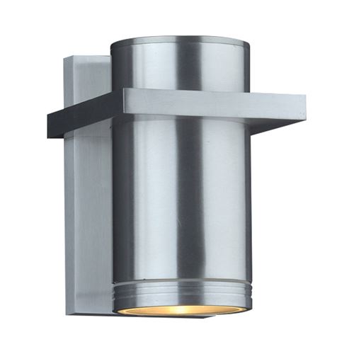 PLC Lighting 2076BA 1-Light Takato Collection Outdoor Fixture, Brushed Aluminum