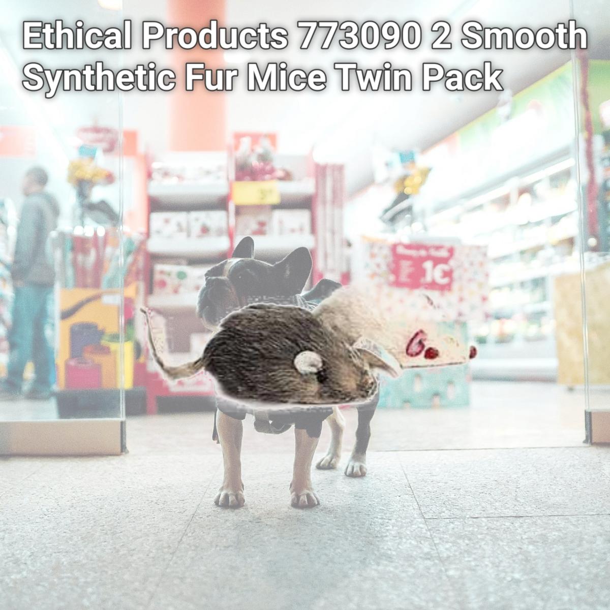 Picture of Ethical Products 773090 2 Smooth Synthetic Fur Mice Twin Pack