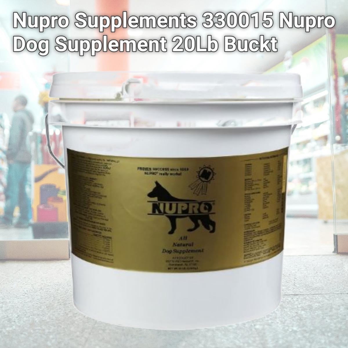 Picture of Nupro Supplements 330015 Nupro Dog Supplement 20Lb Buckt