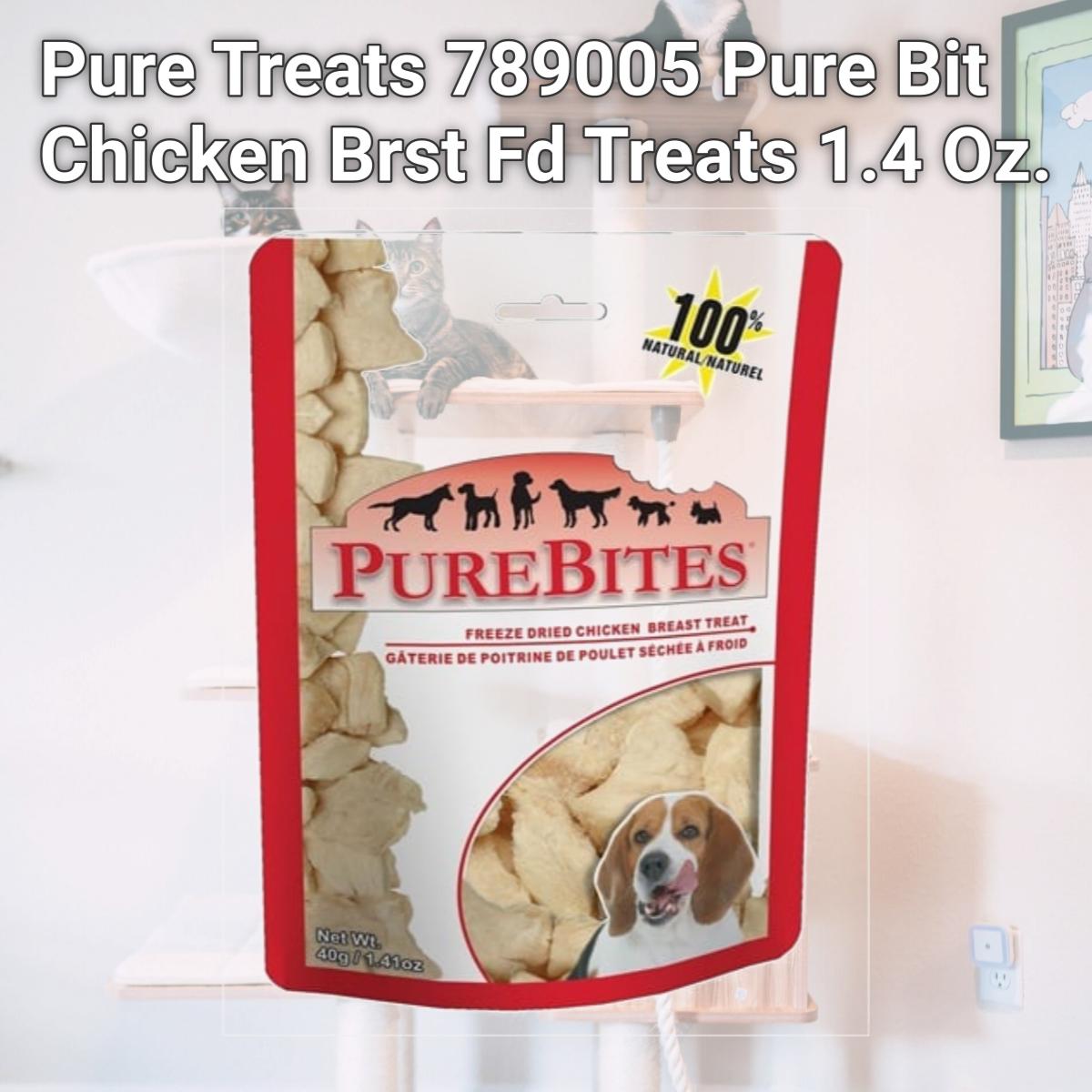 Picture of Pure Treats 789005 Pure Bit Chicken Brst Fd Treats 1.4 Oz.
