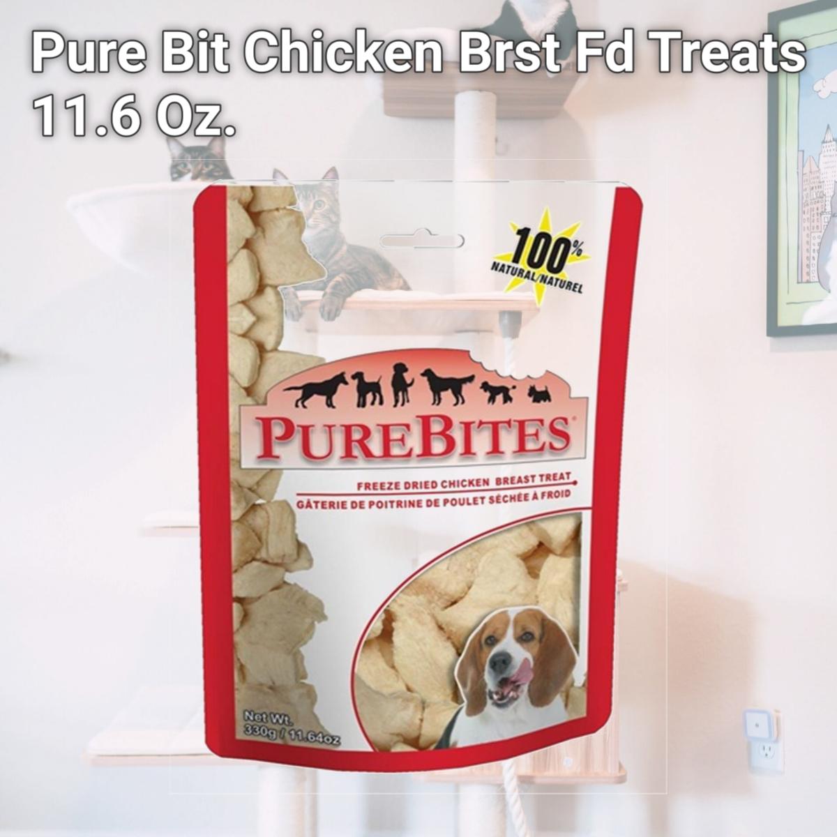 Picture of Pure Treats 789008 Pure Bit Chicken Brst Fd Treats 11.6 Oz.