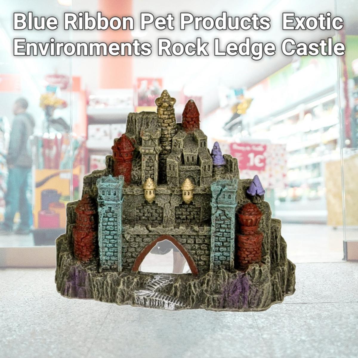 Picture of Blue Ribbon Pet Products 30301 Exotic Environments Rock Ledge Castle