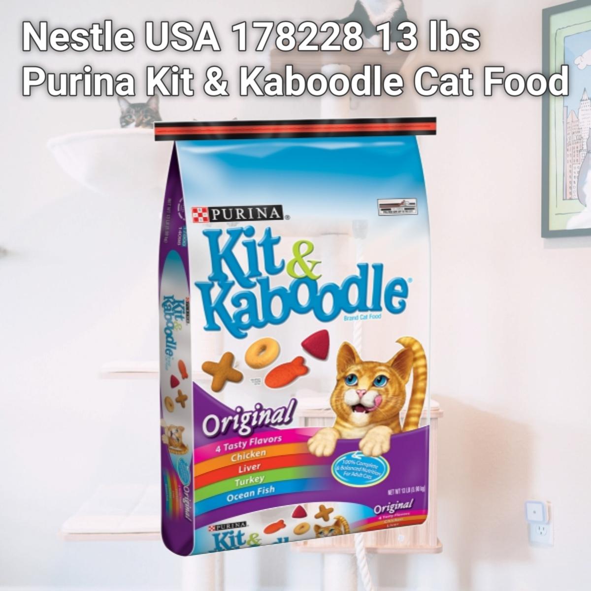 Picture of Nestle USA 178228 13 lbs Purina Kit & Kaboodle Cat Food